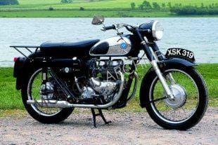 1957 AJS Model 20 classic British motorcycle