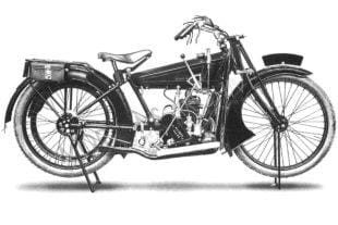 1920 three speed Alldays Allon classic motorcycle