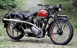 1934 Ariel Red Hunter classic British motorcycle