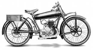 1920 350cc Beardmore Precision classic British motorcycle