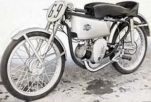 125cc Villiers-powered Dot motorcycle racer from 1951