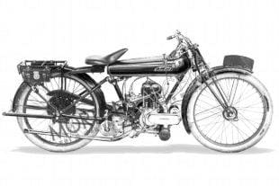 1921 Edmund single classic American-made motorcycle
