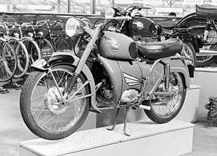 French built Follis classic motorcycle