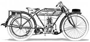 Hoskinson lightweight motorcycle, fitted with a Union engine