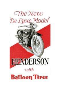 Henderson motorcycle advertisement from 1914