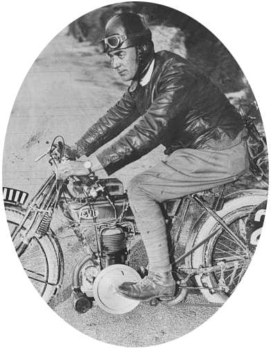 RO Clark was a successfulcompetitor onm classic Levis two stroke motorcycles, including the 250cc cup in the 1920 TT