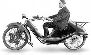 German-,ade Megola motorcycles were unconventional but very effective and sought after