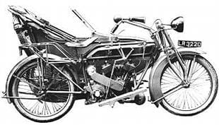 Matchless Model H outfit was introduced in 1919 and featured advanced features like a swinging arm frame