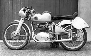 Works 125cc dohc Mondial classic motorcycle prepared for 1953 IOM lightweight TT