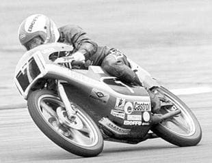 1977 British 125cc with Morbidelli-mounted Eugenio Lazzarini