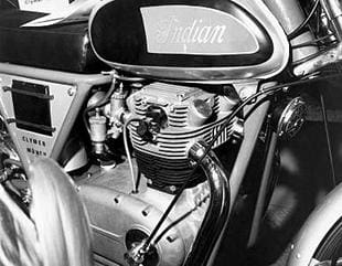 Early Munch motorcycle projects included Horex-engined machine, some of which were badged as Indians in a collaboration with American Floyd Clymer