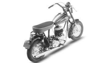 Mustang Thoroughbred motorcycle model of 1960 was the last design and the flagship of the line