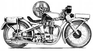 Neander 500K motorcycle was an unusual looking machine aimed at the sporting rider
