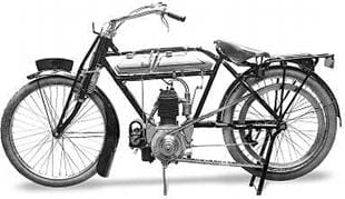 Standard model NLG classic motorcycle with a JAP engine