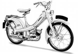 50cc Norman Nippy which used Sachs and later Villiers engine. This model dates from 1959