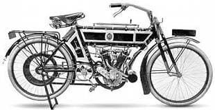 By 1910 things had progressed and NSU were making machines like this impresisve v-twin
