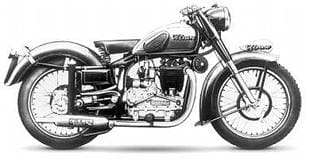 Handsome Ollearo 500cc classic motorcycle from 1946