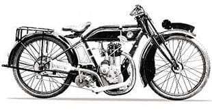 Orbit classic motorcycle with Bradshaw engine
