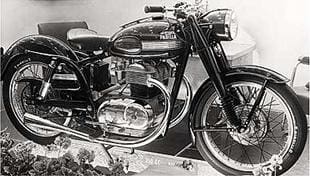 Parilla developed this handsome ohv 350cc motorcycle, shown here at the 1952 Milan show
