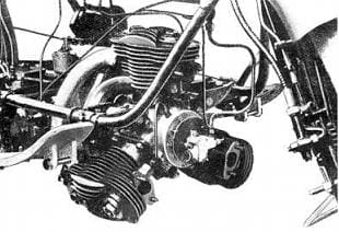 Three cylinder Redrup Radial engine