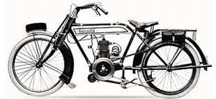 Single cyclinder direct drive Radco classic motorcycle