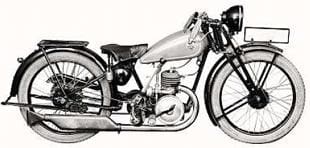 German built RMW 200cc Record motorcycle