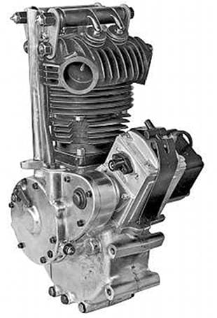 Advanced four valve Rudge motorcycle engine from 1920s