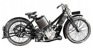 Sporting Scott 1921 Squirrel motorcycle, capable of 60mph