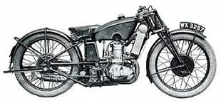 Harry Shackleton-designed 1930 TT Scott motorcycle