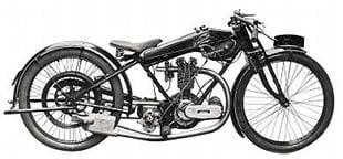 Sheffield Henderson motorcycle. Engine supplied by Blackburne