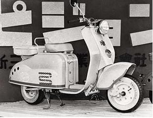 Mitsubishi built scooter, the Silver Pigeon C-70