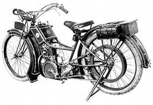 1922 French-made Soyer motorcycle