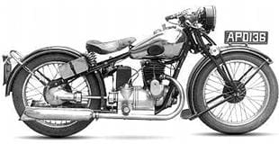 German-made 1933 Stock shaft-driven 290cc motorcycle
