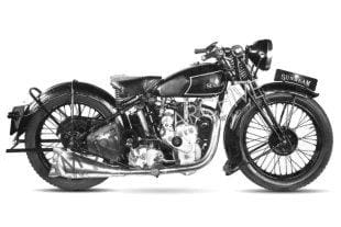 1935 250cc ohv 'high cam' Sunbeam classic motorcycle