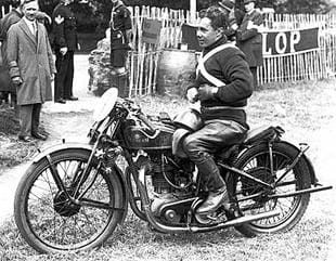 Charlie Dodson, Sunbeam motorcycling winner of 1929 senior TT