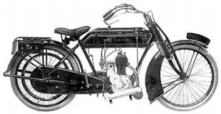 1913 two speed Sunbeam classic motorcycle