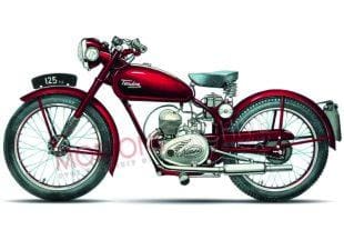 1952 road going Tandon two stroke classic motorcycle