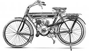 1910 Terrot classic motorcycle with variable engine pulley