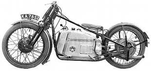 Tinkler OEC-framed classic motorcycle