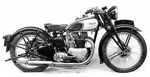 Prototype of Triumph Speed Twin classic motorcycle