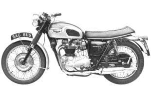 Triumph Bonneville classic motorcycle