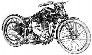 JAP engine-powered Verus classic motorcycle