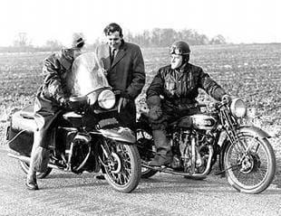 Vincent Series D and Vincent Series A classic motorcycles