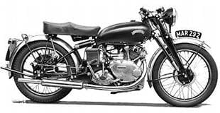 Series C Vincent Comet classic motorcycle