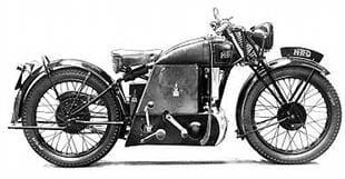 Model W 249cc Vincent, powered by water-cooled Villiers two stroke engine