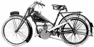 Weaver Ladies model classic motorcycle