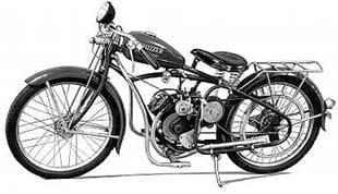 138cc classic Whizzer motorcycle
