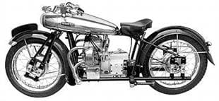 4-cylinder Wooler classic motorcycle