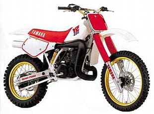 Yamaha YZ490 classic motorcycle