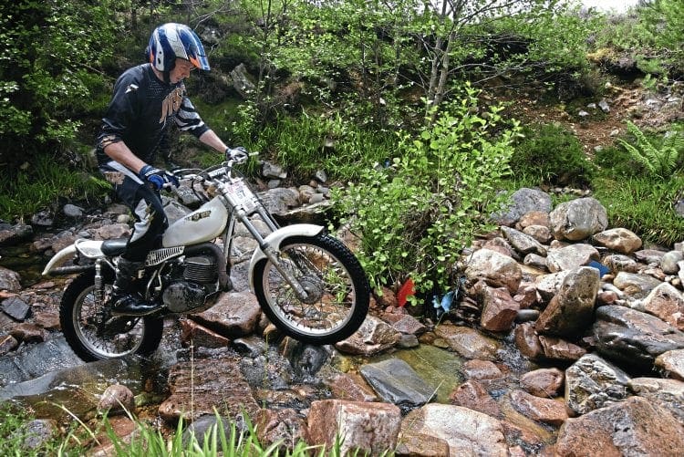 In Edition Yamscot there was one rider on an actual Yamscot – John Stuart from Bon Accord club in Aberdeen. 